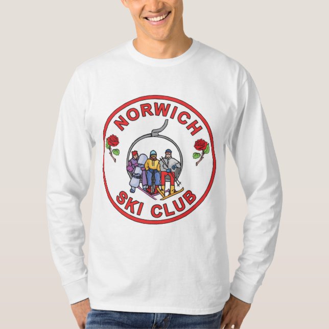 T-shirt Chemise à manches longues du Norwich Ski Club (Devant)
