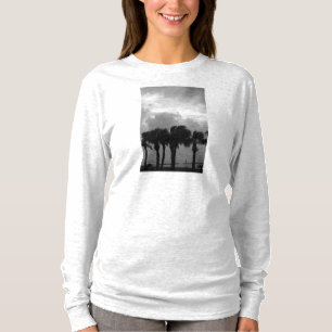 T-shirt Chemise à manches longues en nuances de gris tropi