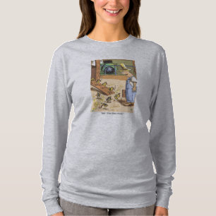 T-shirt Chemise à manches longues grises pour femmes