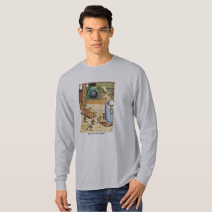 T-shirt Chemise à manches longues grises pour motocyclett