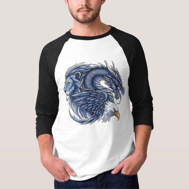 T-shirt Chemise à manches longues mythiques Fusion Anime - (Devant)