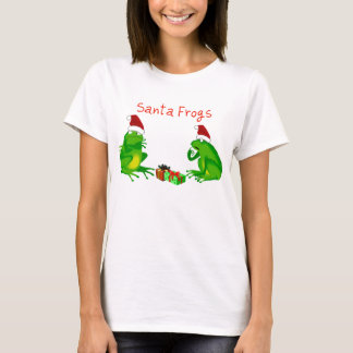 T-shirt Chemise à manches longues père Noël Frogs