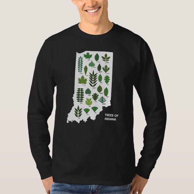 T-shirt Chemise à manches longues pour hommes de l'Indiana (Devant)