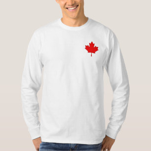 T-shirt Chemise à manches longues pour hommes en feuille d