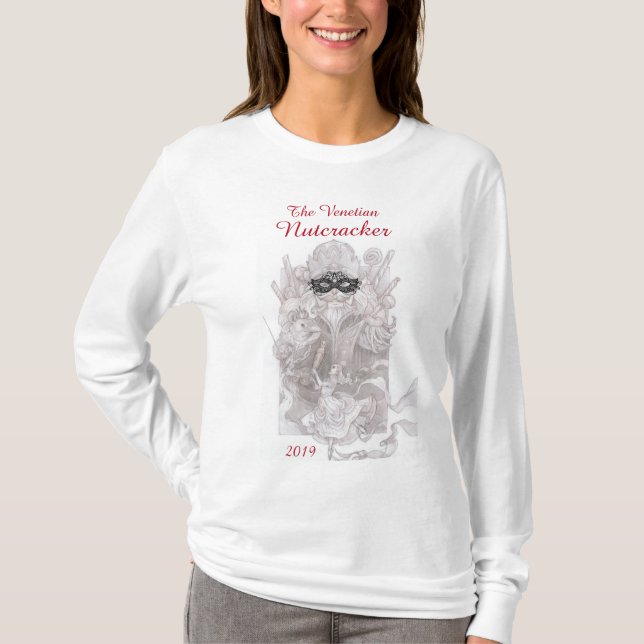 T-shirt chemise à manches longues pour les femmes de Venet (Devant)