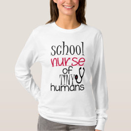 T-shirt chemise à manches longues pour l'infirmière scolai