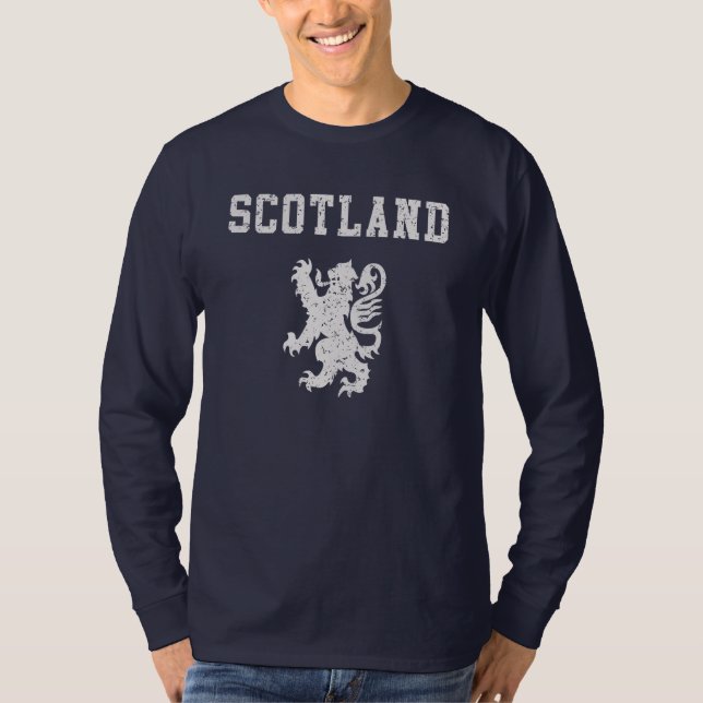 T-shirt Chemise à manches longues pour Lion rampant écossa (Devant)