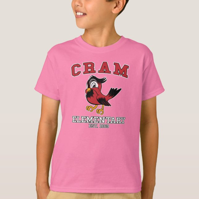 T-shirt Chemise à manches rayées pour enfants (Devant)
