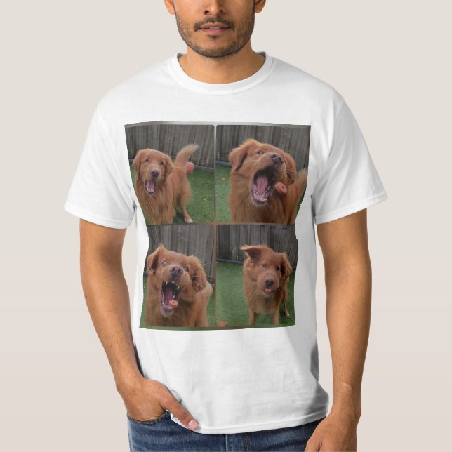 T-shirt chemise à rouleaux qui attrape des bonbons (Devant)