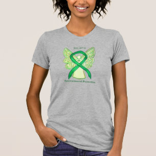 T-shirt Chemise à ruban de l'environnement de sensibilisat