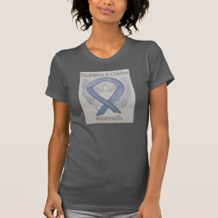 T-shirt Chemise à ruban pour la sensibilisation des enfant