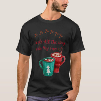 T-SHIRT CHEMISE À TYPOGRAPHIE DE NOËL