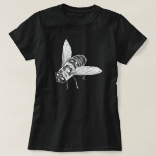 T-shirt Chemise abeille miel pour femme Chemise abeille mi