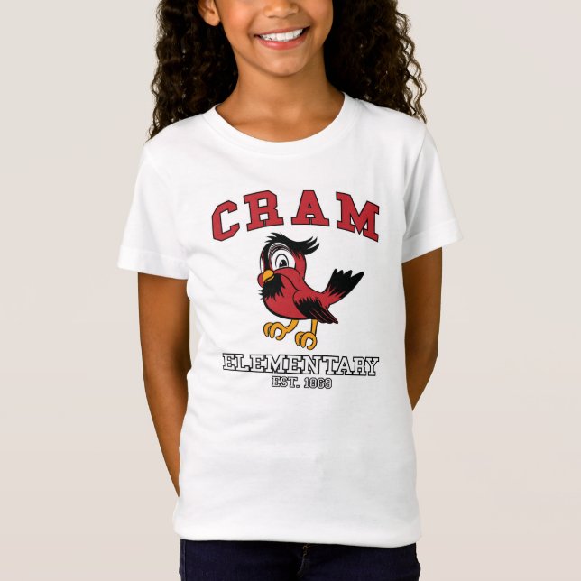 T-Shirt Chemise adaptée de Babydoll de Bella des filles (Devant)