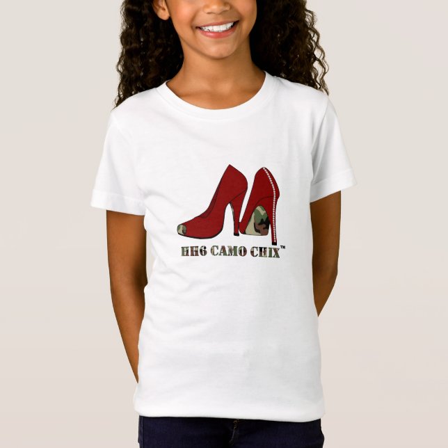 T-Shirt Chemise adaptée de Babydoll de Bella des filles de (Devant)