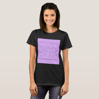 T-shirt chemise adaptée par art de tilde.town ASCII