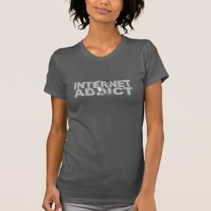T-shirt Chemise Addict Internet - choisir style & couleur