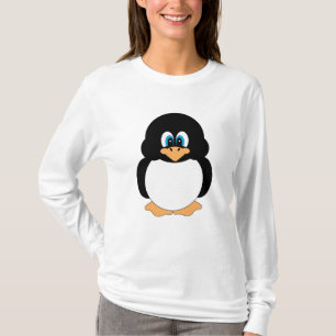 T-shirt Chemise adorable de pingouin de bande dessinée