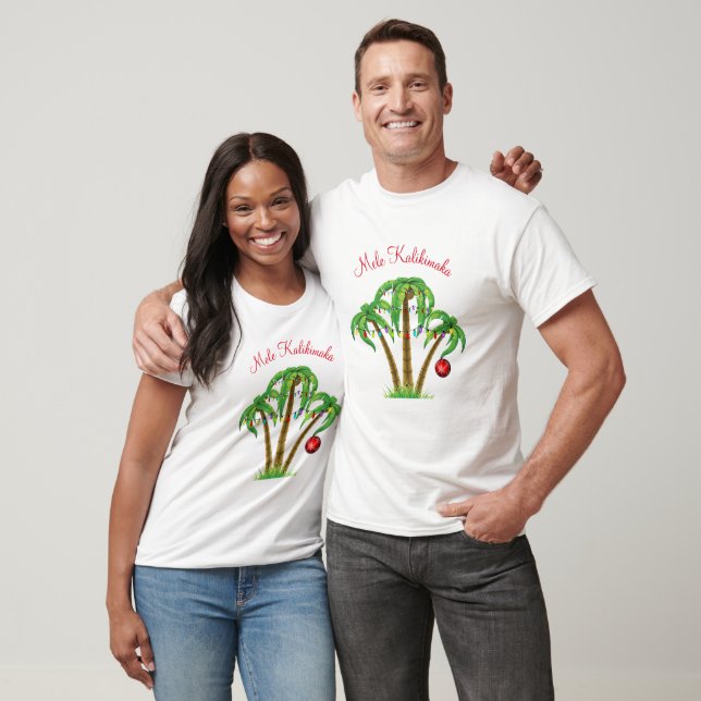 T-shirt Chemise Adulte De Vacances Mele Kalikimaka (Unisexe)