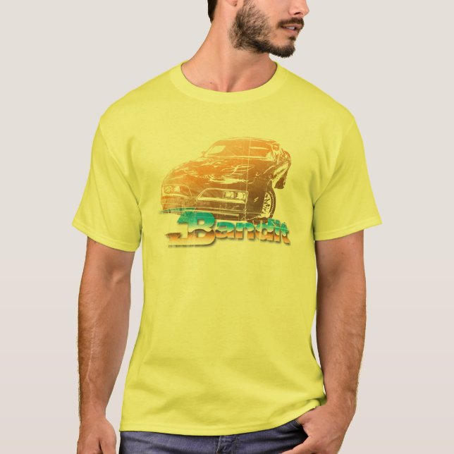 T-shirt Chemise affligée par AM de transport de bandit (Devant)