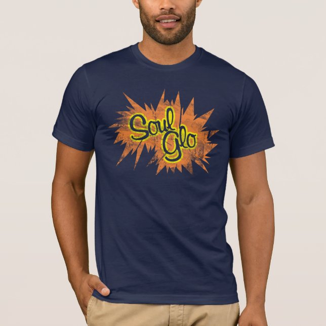 T-shirt Chemise affligée par souffle de Glo d'âme (Devant)