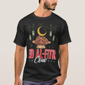 T-shirt Chemise Aïd Moubarak, Tee d'équipage Aïd Al Fitr, 