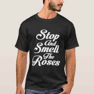 T-shirt Chemise Alcool Arrêtez et sentez Le vin Tee - shir