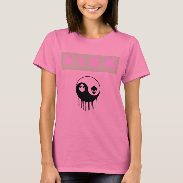 T-shirt Chemise Alien malade (Devant)