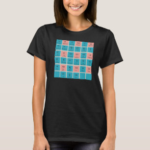 T-shirt Chemise alphabétique du Myanmar