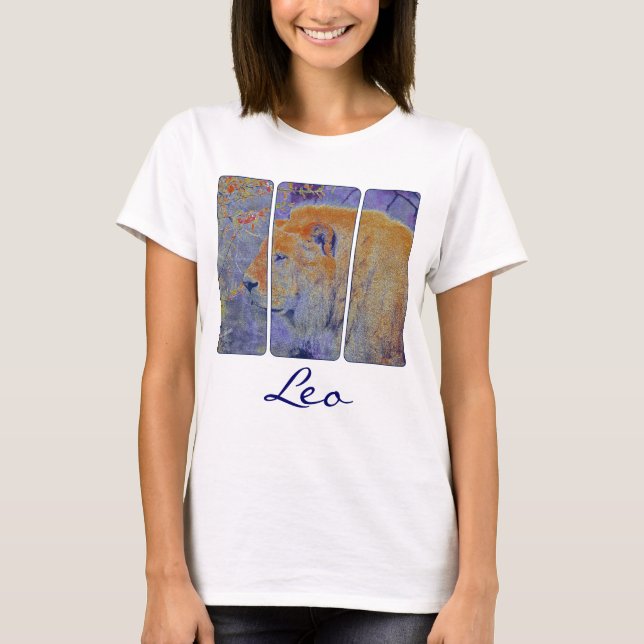 T-shirt Chemise Amateur d'Animaux Lion Africain Big Cat LE (Devant)