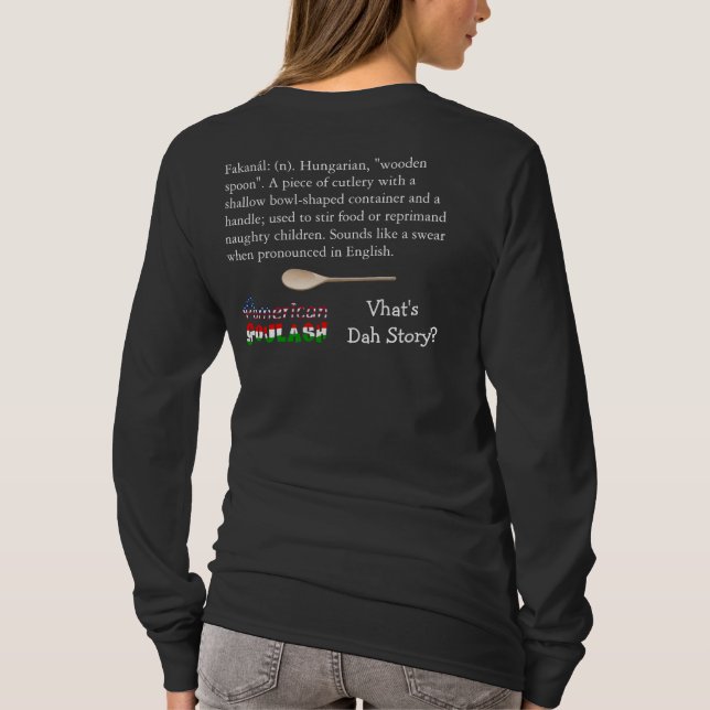 T-shirt Chemise américaine de "Fakanál" de goulache (Dos)