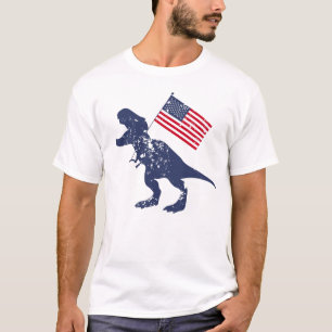 T-shirt Chemise américaine des Etats-Unis de dinosaure