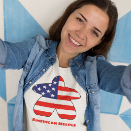 T-shirt Chemise américaine des femmes membres