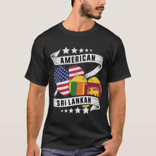 T-shirt Chemise américaine et sri lankaise