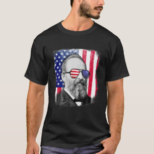 T-shirt Chemise américaine James Garfield 4 juillet