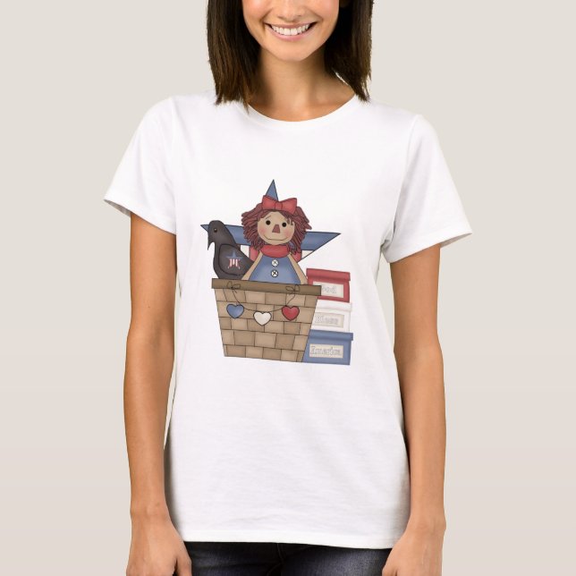 T-shirt Chemise americana d'Annie (Devant)