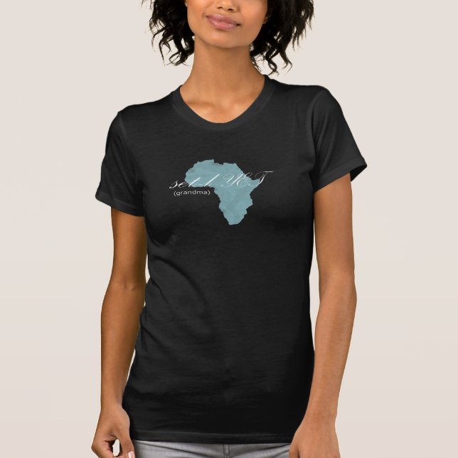 T-shirt Chemise amharique éthiopienne de "Grandmom" (Devant)