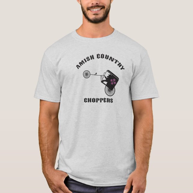 T-shirt Chemise AMISH de COUPERET de PAYS (Devant)