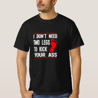 T-shirt Chemise Amputée Jambe Amputée Amputation Humour am