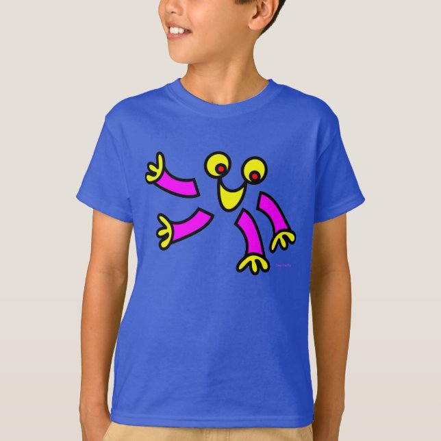 T-shirt Chemise amusante pour les enfants en vêtements jan (Devant)