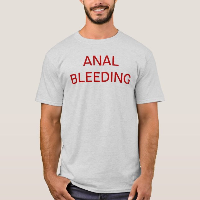 T-shirt Chemise ANALE de SAIGNEMENT (Devant)