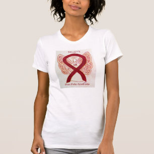 T-shirt Chemise Ange du ruban de sensibilisation au syndro
