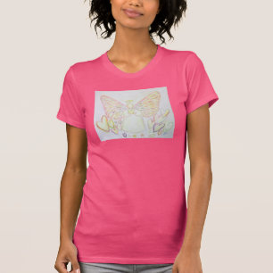 T-shirt Chemise ange gardien Ange des cœurs personnalisée