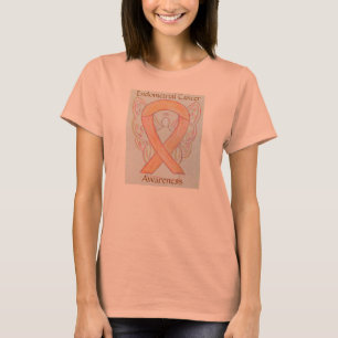 T-shirt Chemise Angel du ruban de sensibilisation au cance