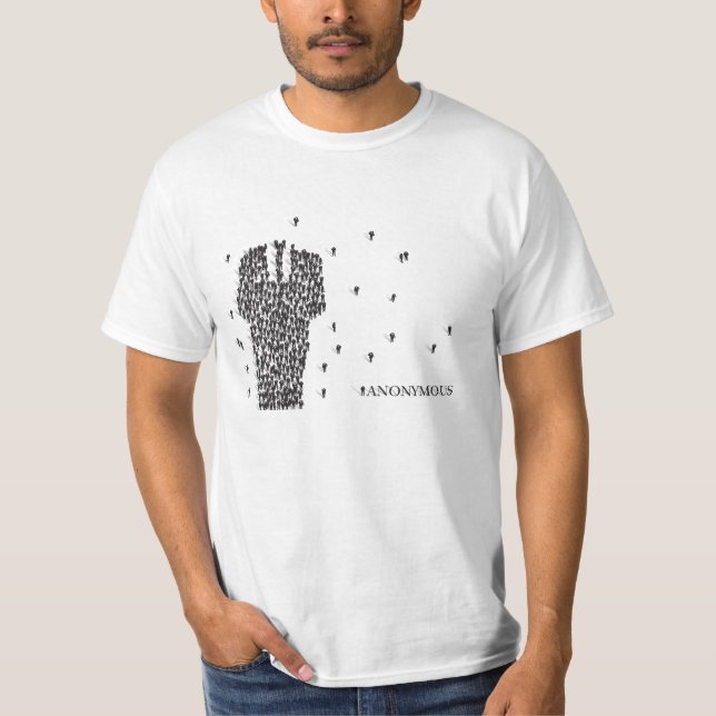 T-shirt Chemise anonymous (Devant)