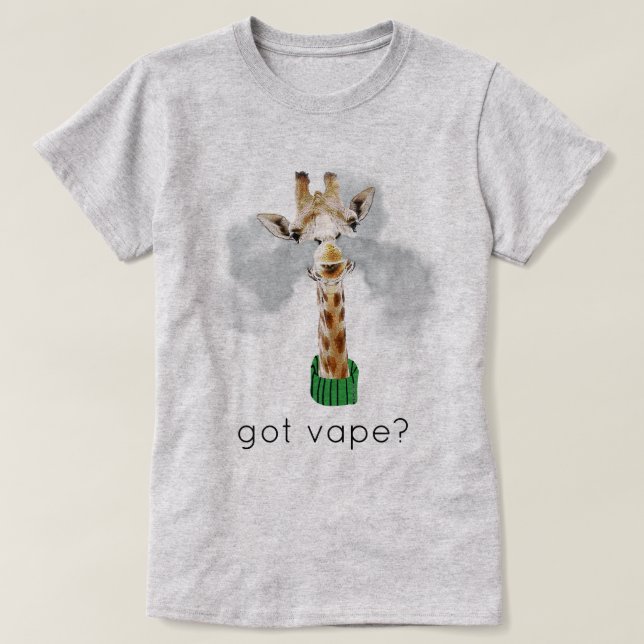 T-shirt Chemise APE | Obtenu Vape Giraffe | VapeGoat™ (Design devant)