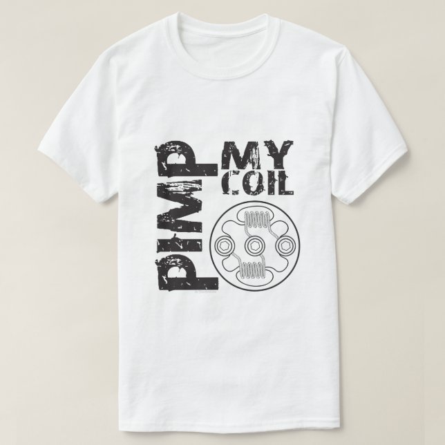 T-shirt Chemise APE | Pimp My Coil | VapeGoat™ (Design devant)