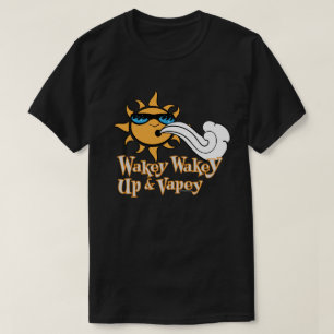T-shirt Chemise APE   Wake and Vape DARK VapeGoat™