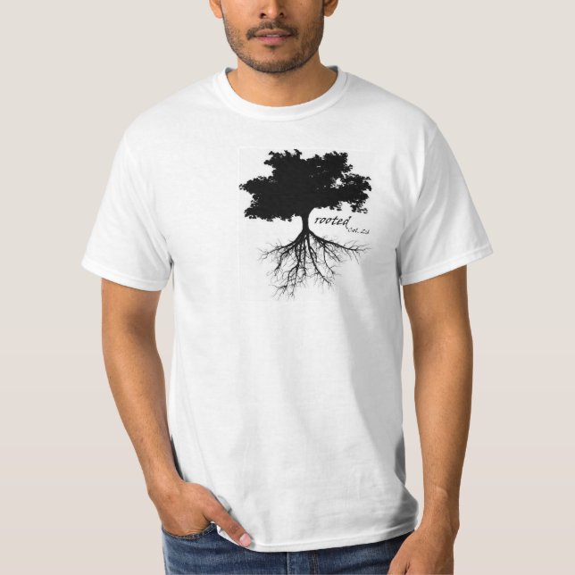 T-shirt Chemise (arbre avec des racines) (Devant)