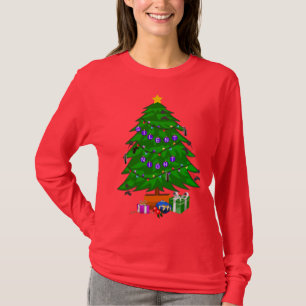 T-shirt Chemise Arbre de Noël